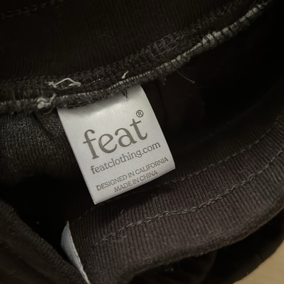 NWOT Feat Women's BlanketBlend Fuzzy Shorts Gray Black Waistband Drawstring XS - Picture 6 of 8